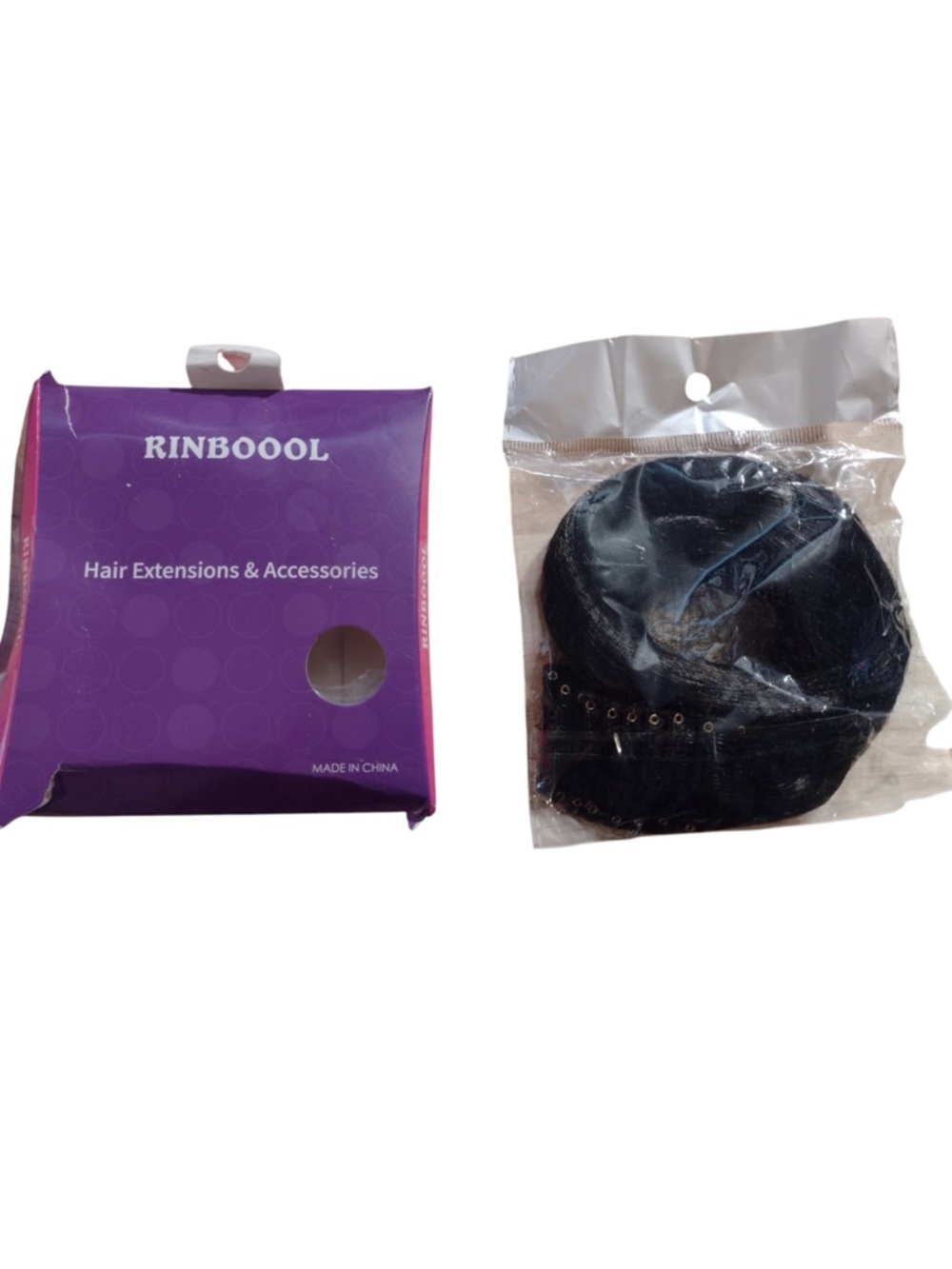 New! 9 Piece Black Tracks Hair Extentions - Picture 2 of 4
